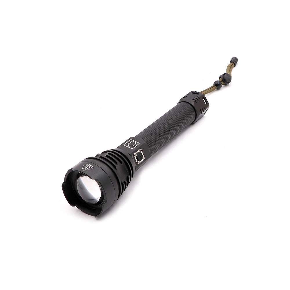 Torch LED Light | Long Range | Rechargeable | 50W | Telescopic zoom | XHP90