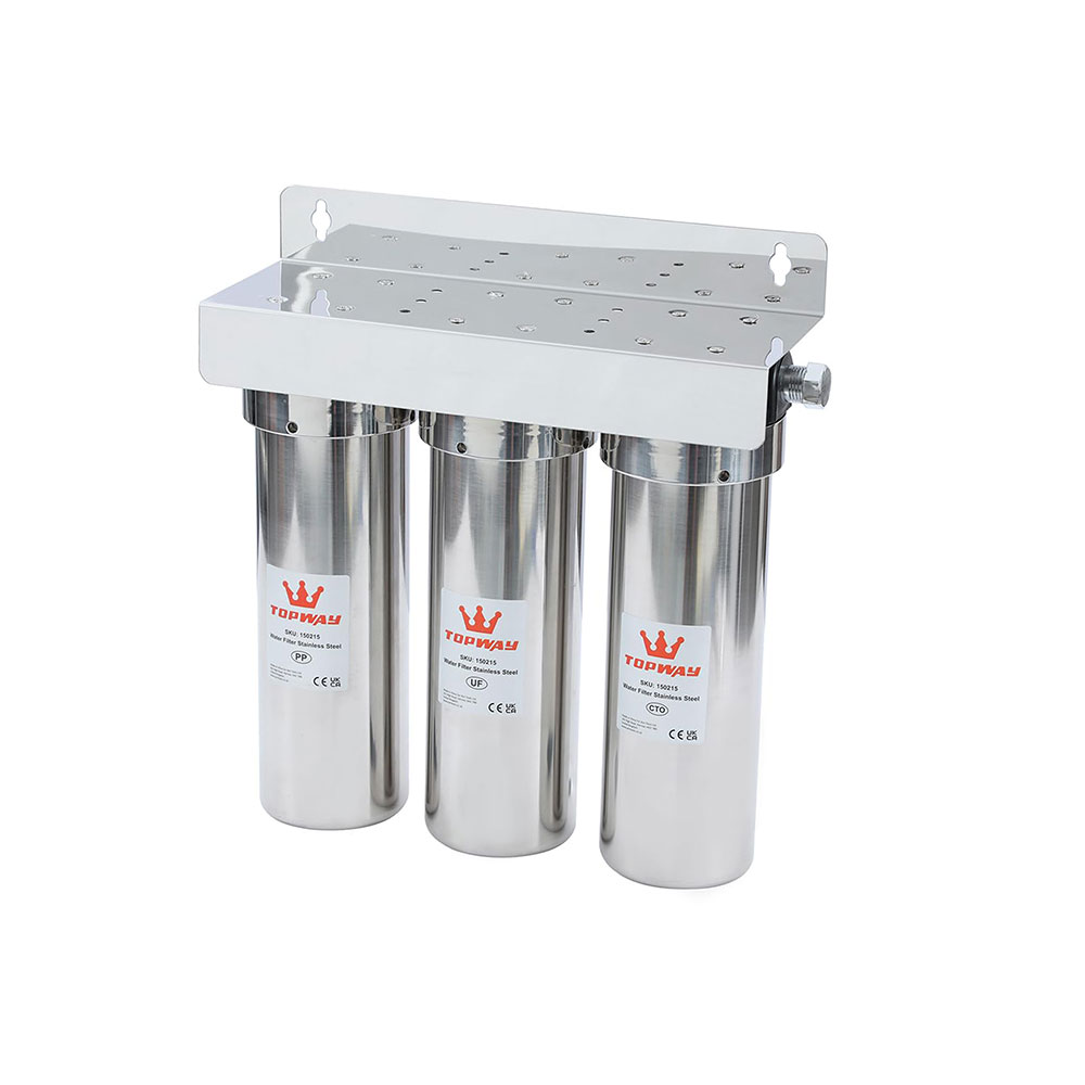 Water Filter Purifier | 3x Stage | Stainless Steel | Topway