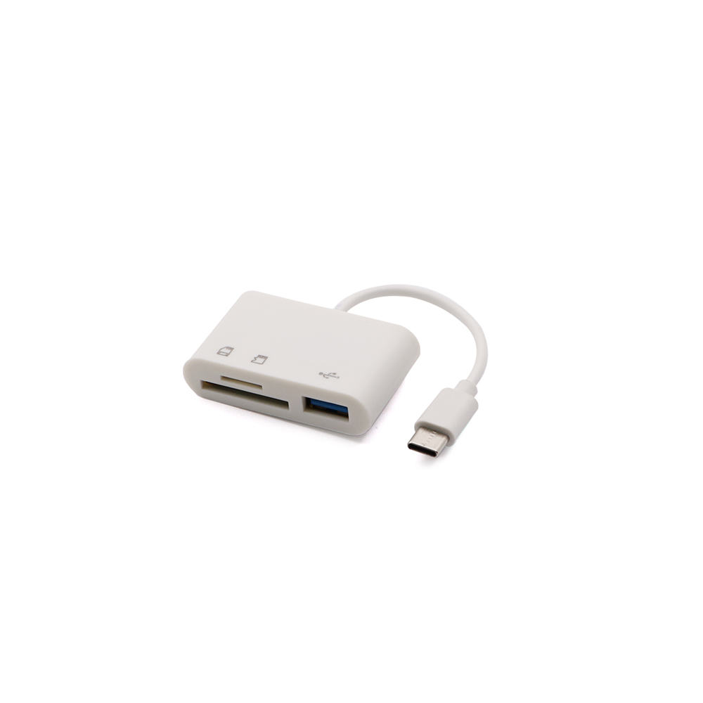 Memory Card Reader | USB-C - USB & Card Reader SD & TF