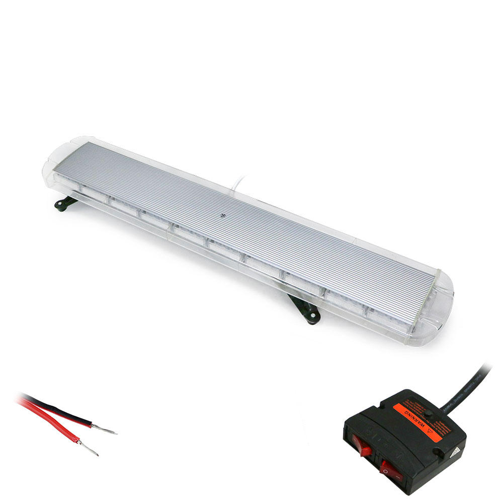 Car Exterior Police Lighting | Roof Light Bar 88x LED | Red & Blue