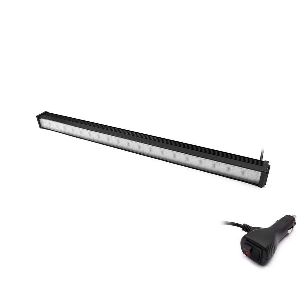 Car Exterior Police Lighting | Windshield Bar 80x LED | Red & Blue